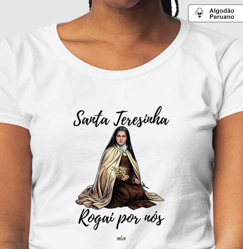 Santa Teresinha - Rogai por nós - Caligrafia