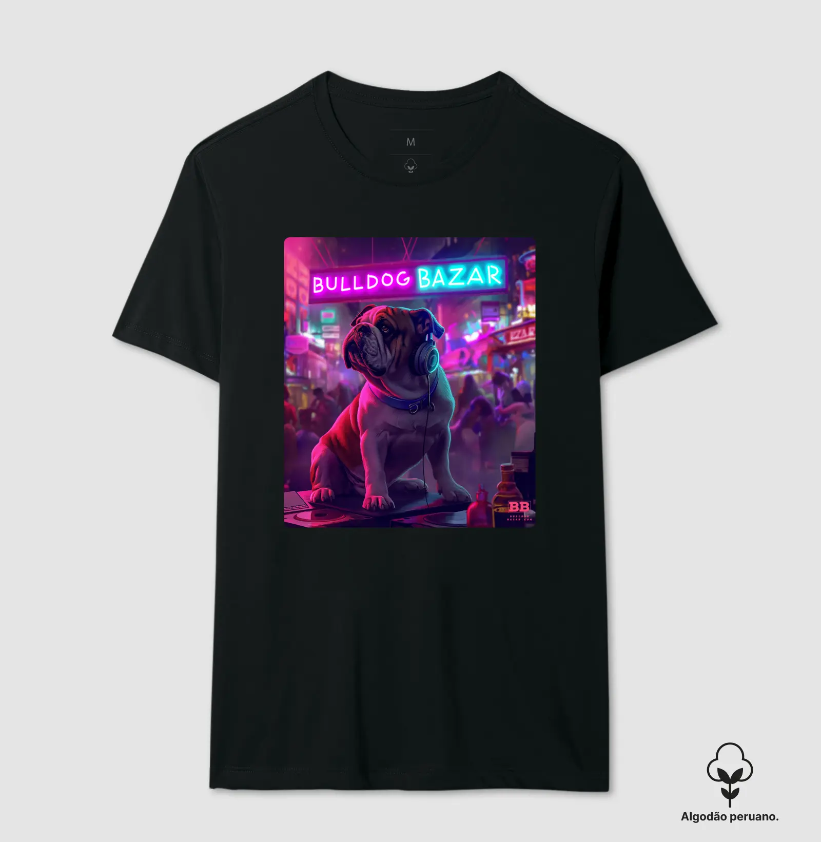 Camiseta Premium Bulldog Ingles "Dj Patada Sonora IV"
