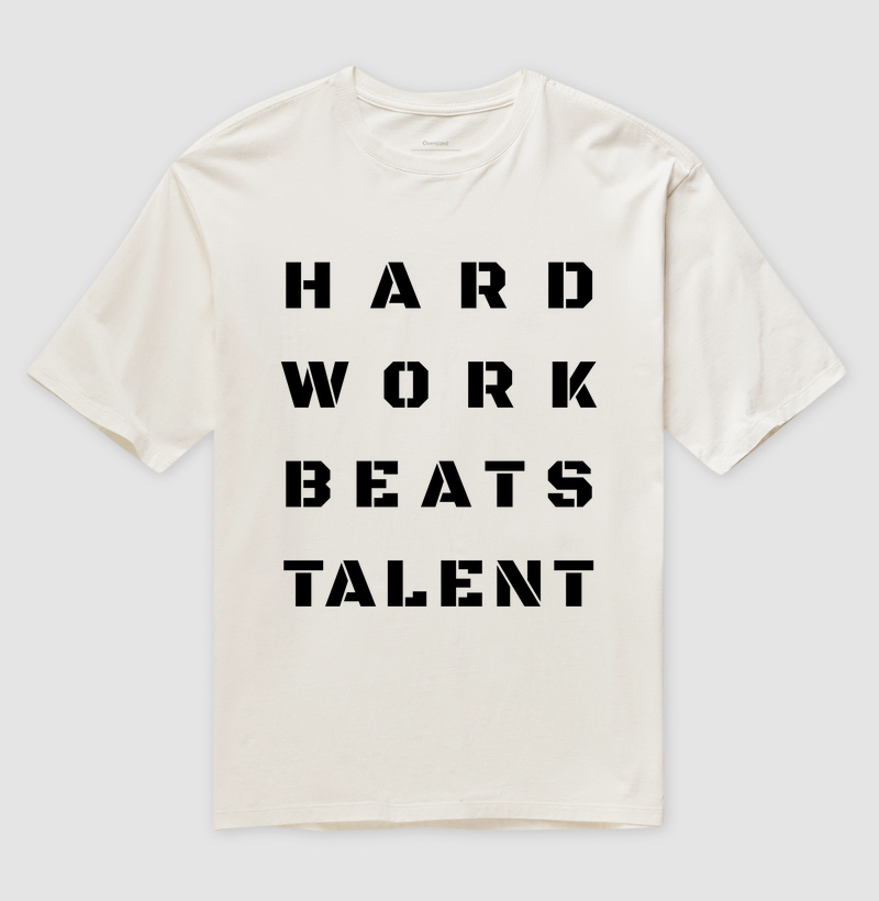 Camiseta Oversized Hard Work
