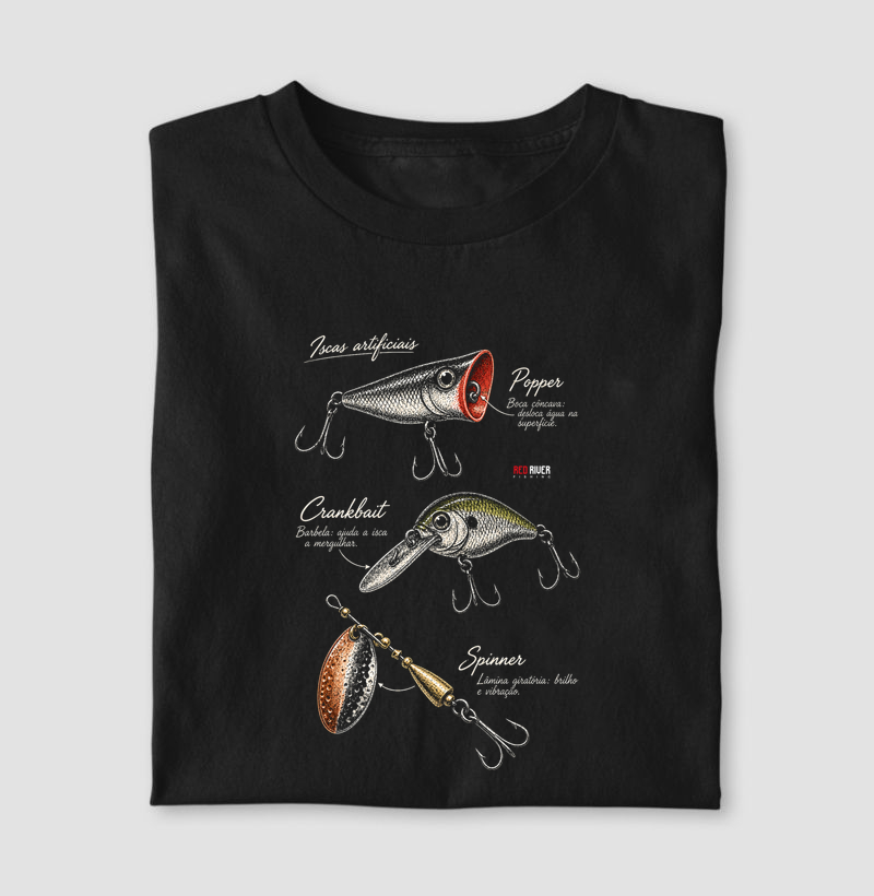 Camiseta Red River – Iscas Artificiais - Camiseta