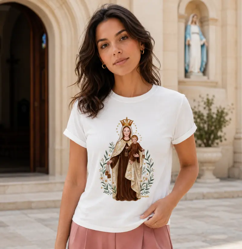 T-shirt Clássica Unissex - Nossa Senhora do Carmo