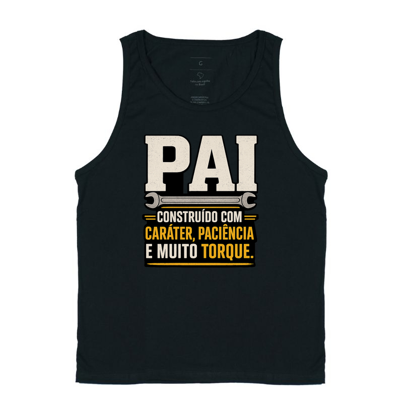 Pai construído com muito torque