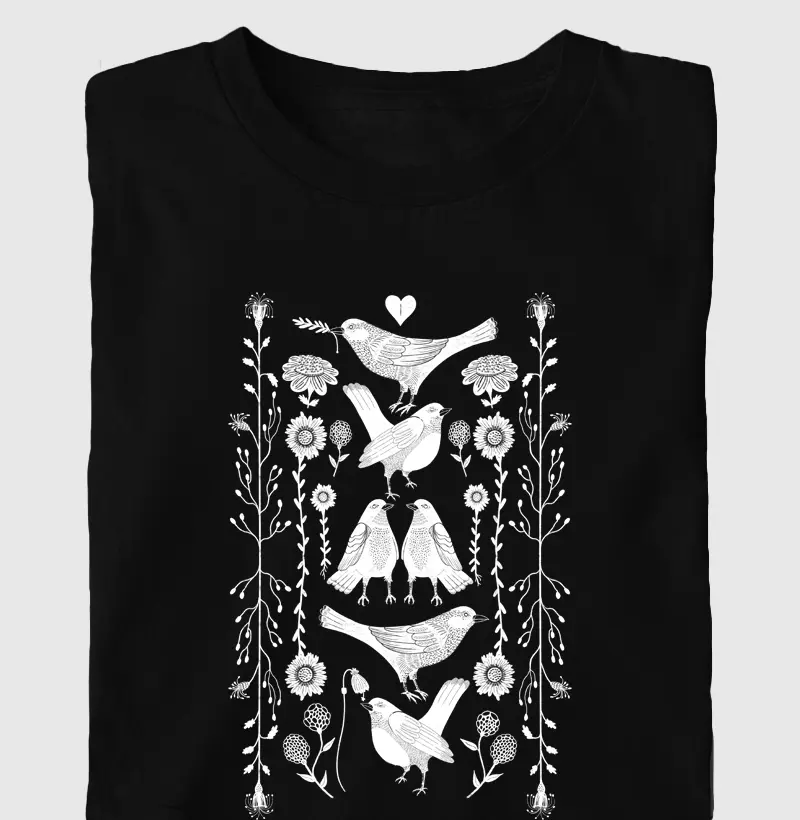 Xilô White Misc Birds Oversized