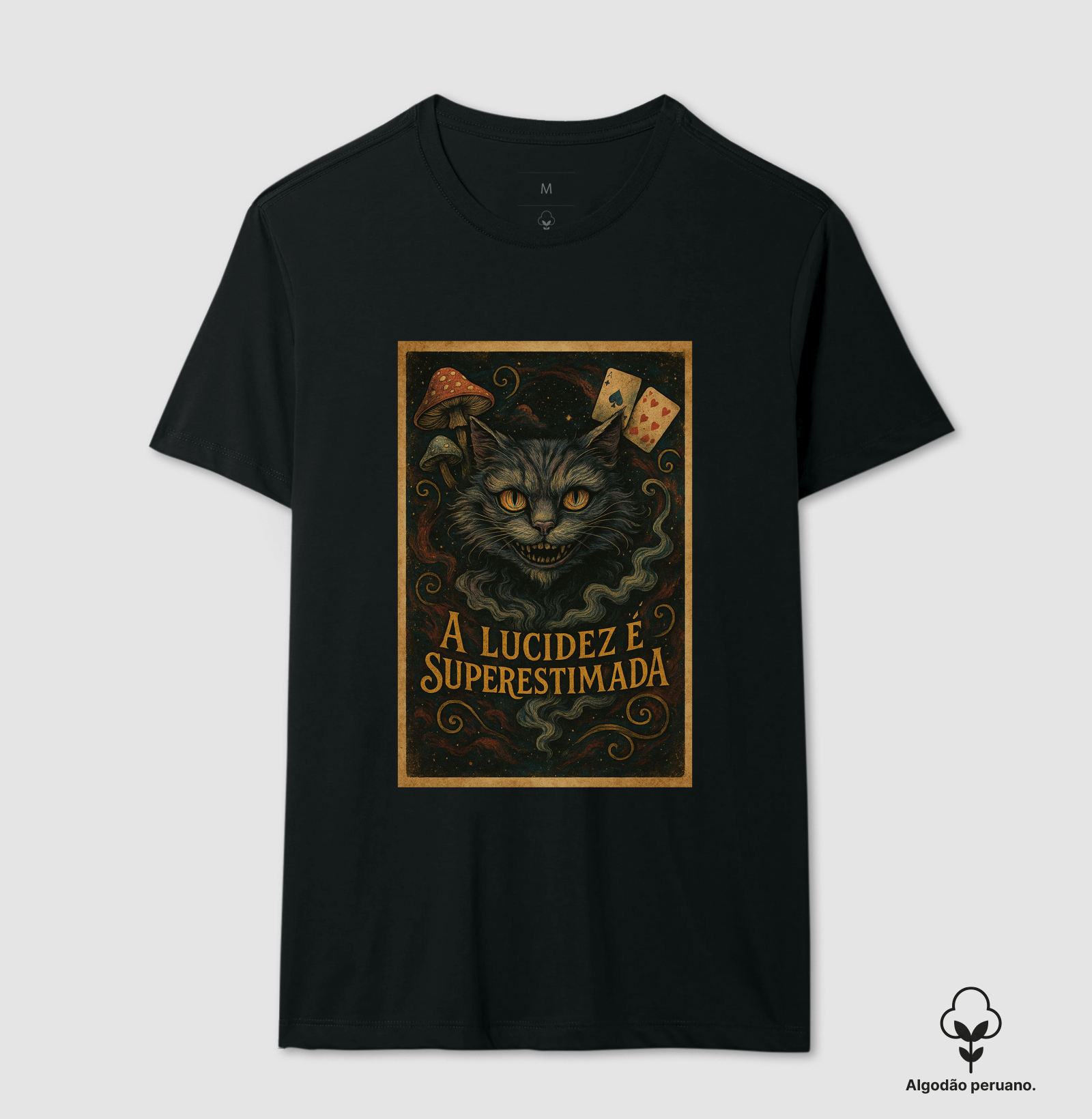 Camiseta algodão peruano - Cheshire