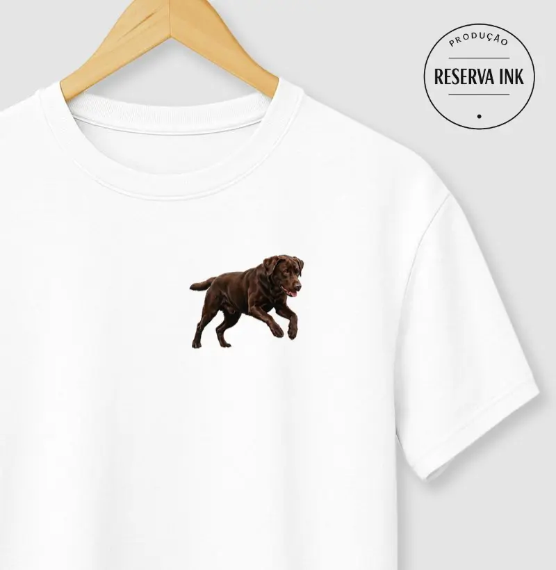 Labrador Chocolate Minimalista