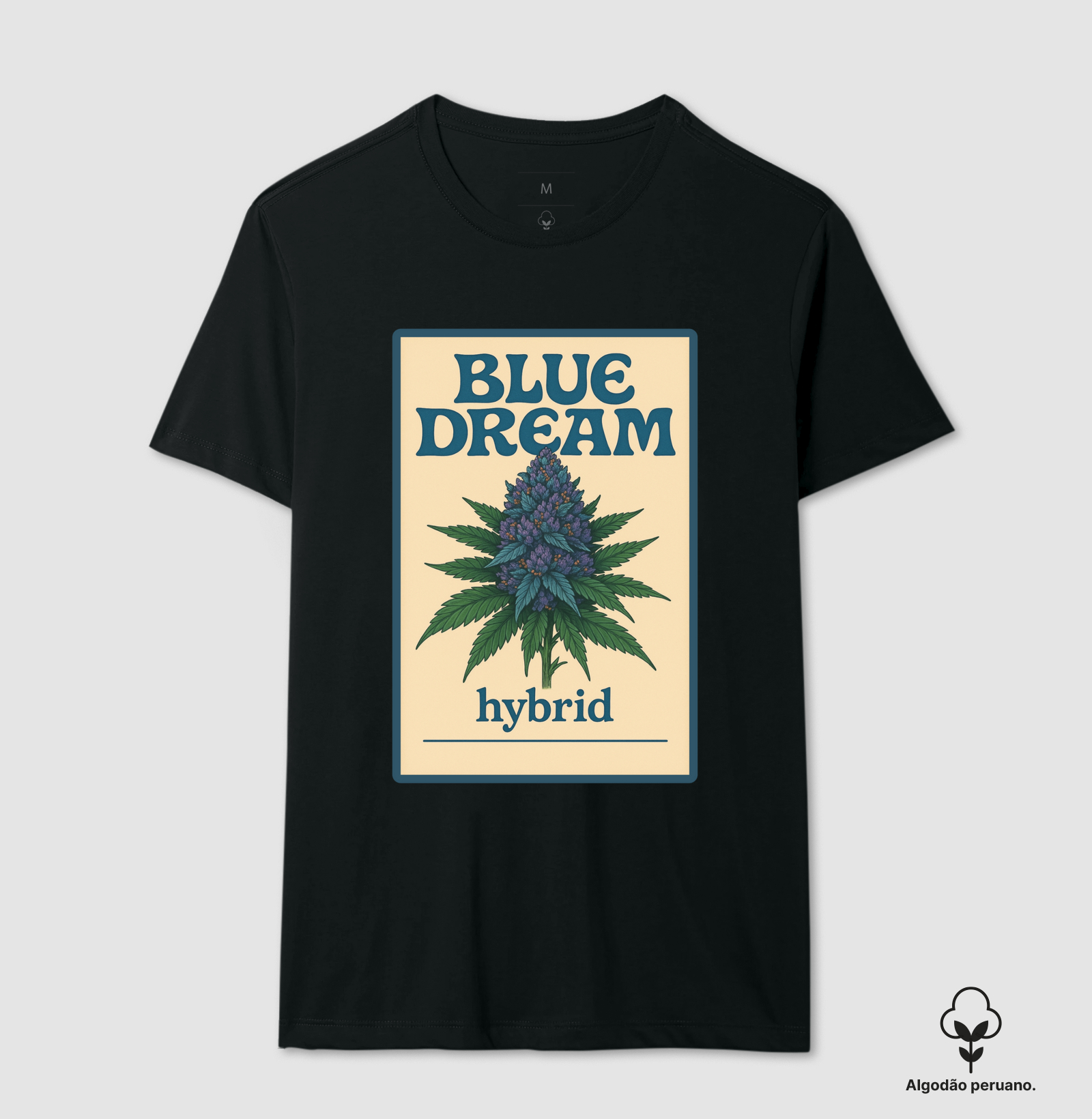 Camiseta algodão peruano - Blue Dream