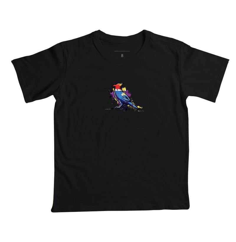 “Não é só uma estampa — é um grito de poder! O Carcará veio pra marcar território e mostrar quem manda nas ruas.” - Camiseta Infantil