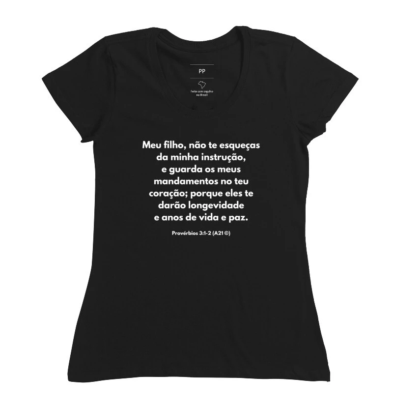 Feminina Provérbios 3:1-2