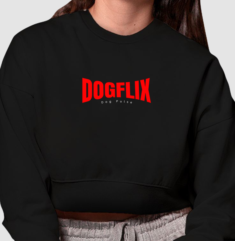 Cropped Moletom Dog Pulse - Big DOGFLIX