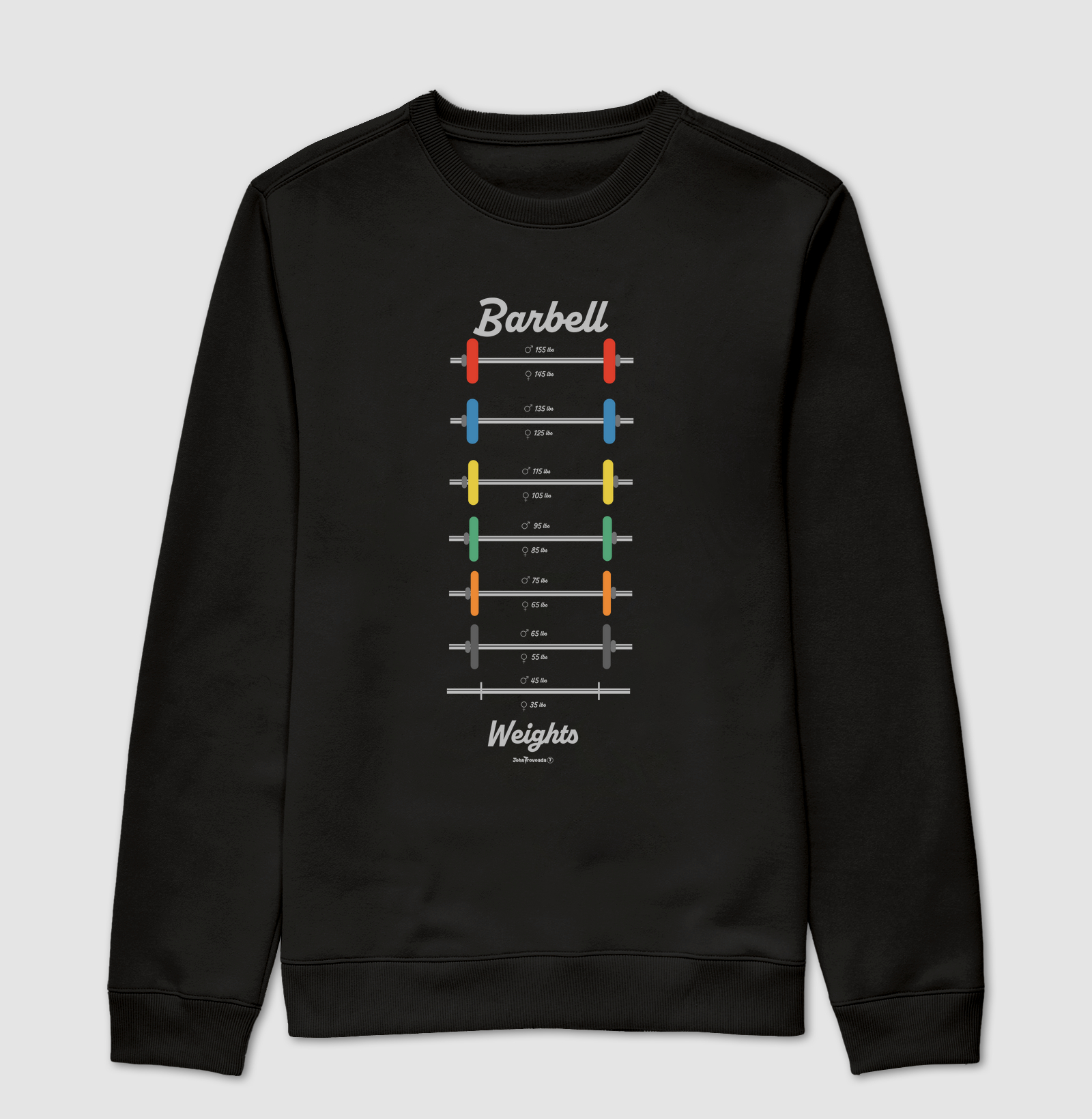 Suéter Barbell Weights 