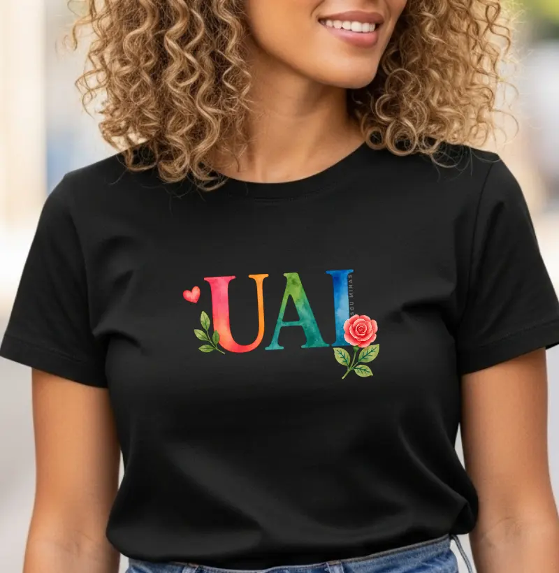 Camiseta UAI Colorido | Expressão Mineira | Orgulho Feminino - Algodão Peruano