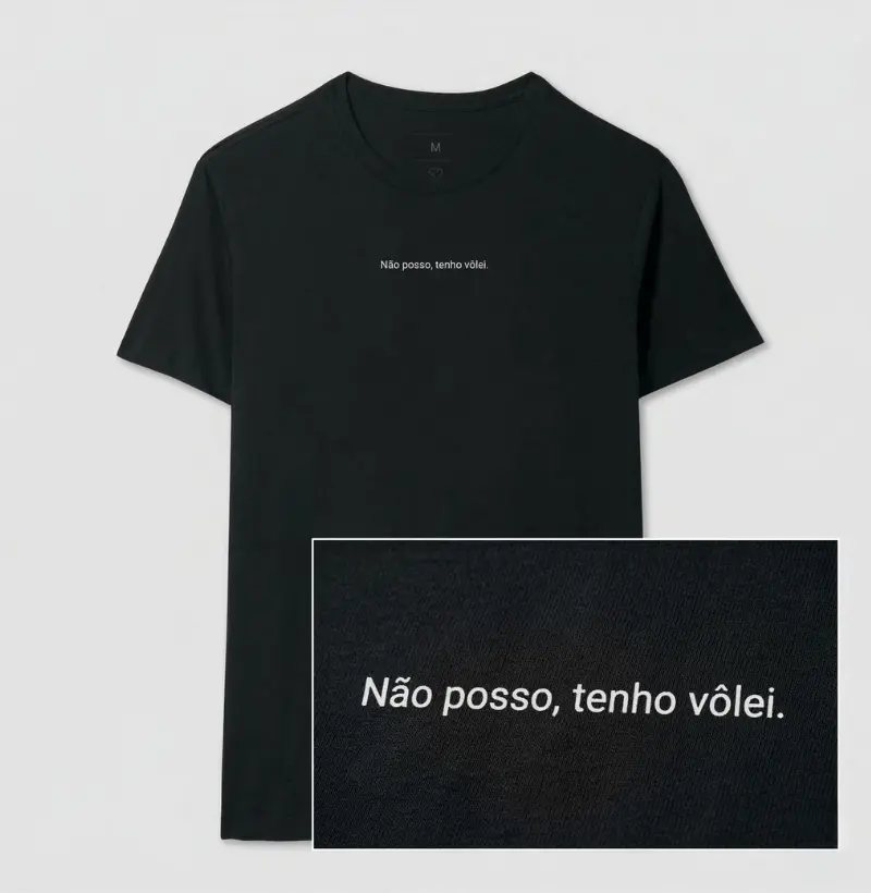 Não posso, tenho vôlei