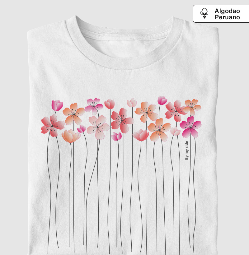 GERÂNIO MULTICOR - Algodão Peruano