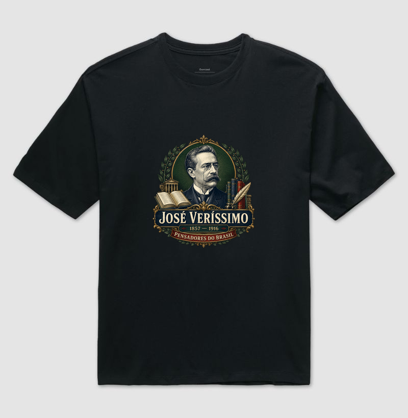 Camiseta José Veríssimo - Pensadores do Brasil