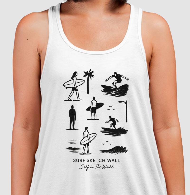 SURF SKETCH WALL | Confecção Reserva 🦜