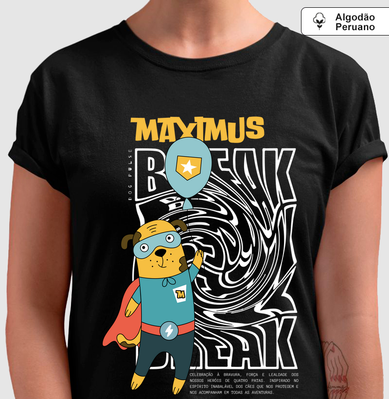 Camiseta Algodão Peruano Dog Pulse Maximus - Break