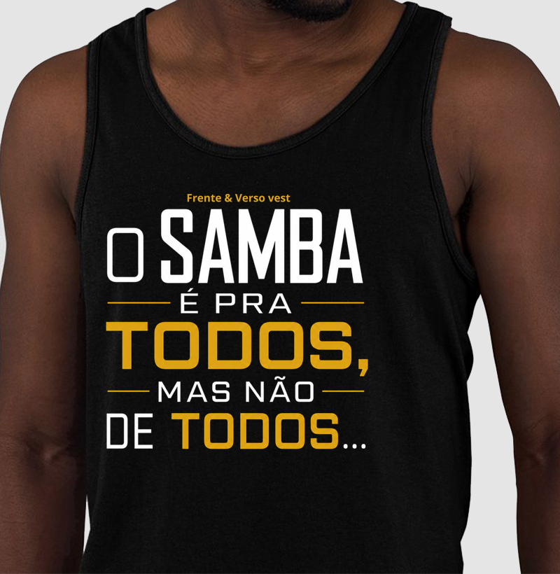 O samba é pra todos, mas não de todos...