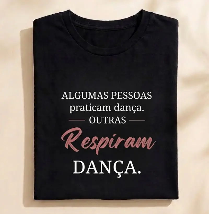 Algumas pessoas praticam dança, outras respiram