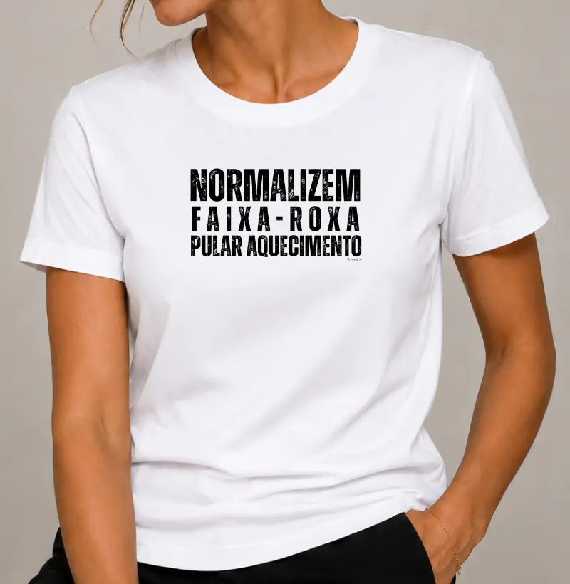 Normalizem Faixa-roxa pular aquecimento