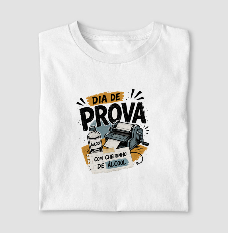 Dia de prova com cheirinho de álcool