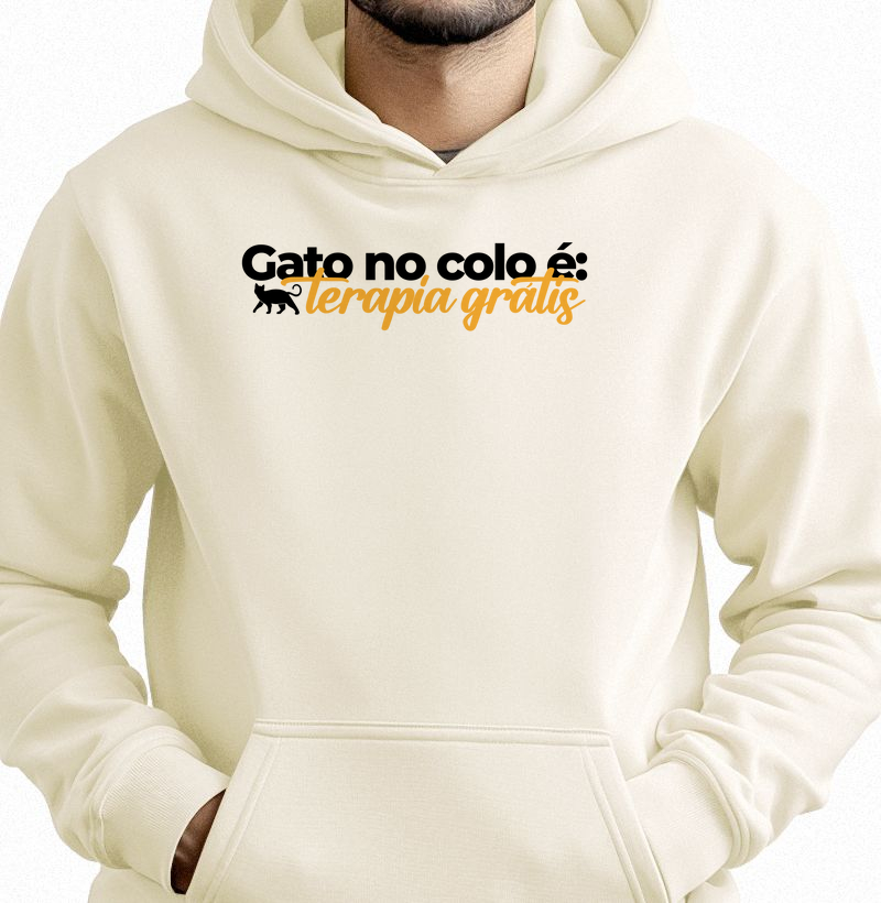 Gato no colo é terapia