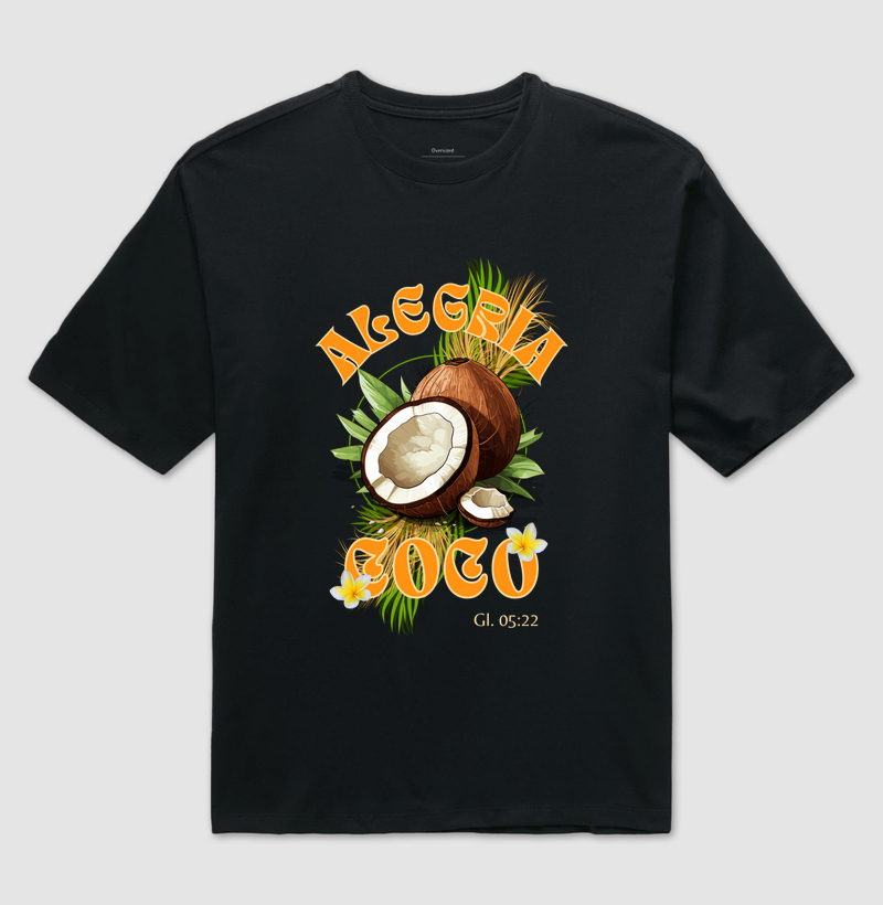 🥥 T-shirt COCO - Coleção Doce Fruto 🥥