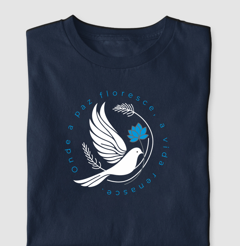 Onde a paz floresce, a vida renasce. (v2)