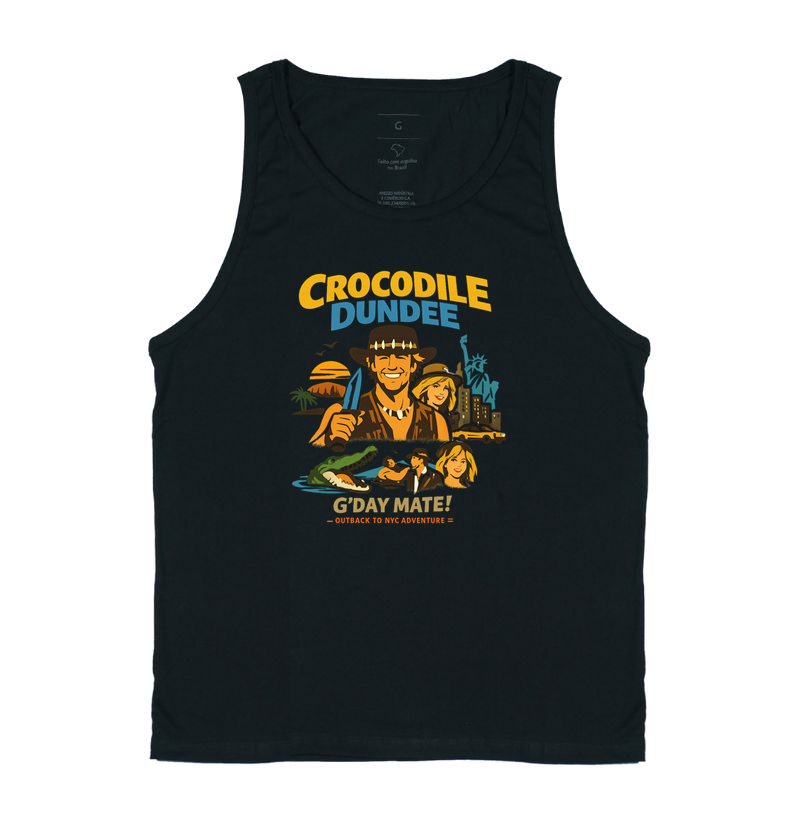 Camiseta Crocodilo Dundee Day Mate