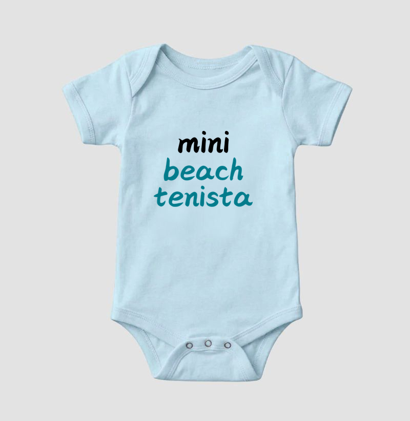 Mini Beach Tenista - body baby