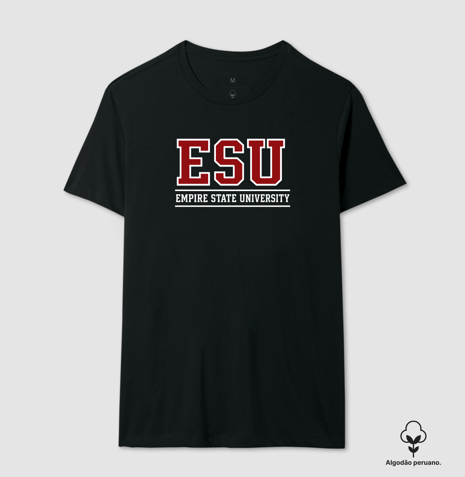 Empire State University - Camiseta Algodão Peruano
