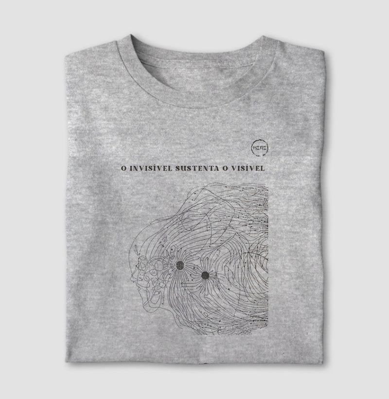 Camiseta KIRI - O invisível sustenta o visível