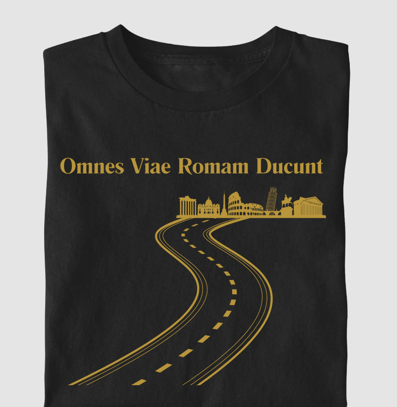 Todos os caminhos levam à Roma - Omnes Viae Roman Ducunt