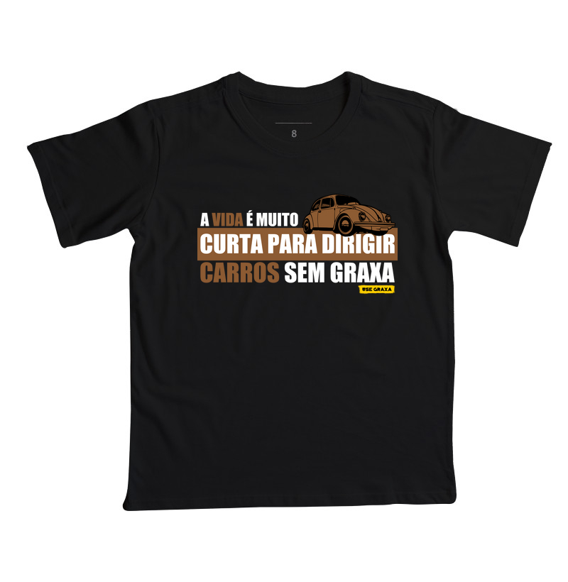 A Vida é Muito Curta Fusca Marrom