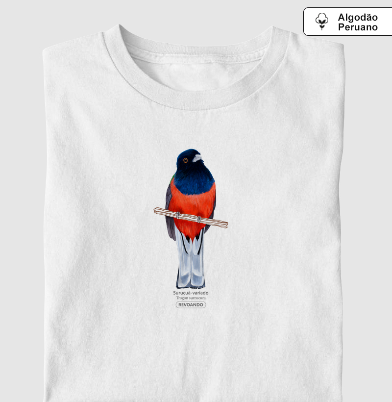 Aves do Brasil - Surucuá-variado - Algodão Peruano
