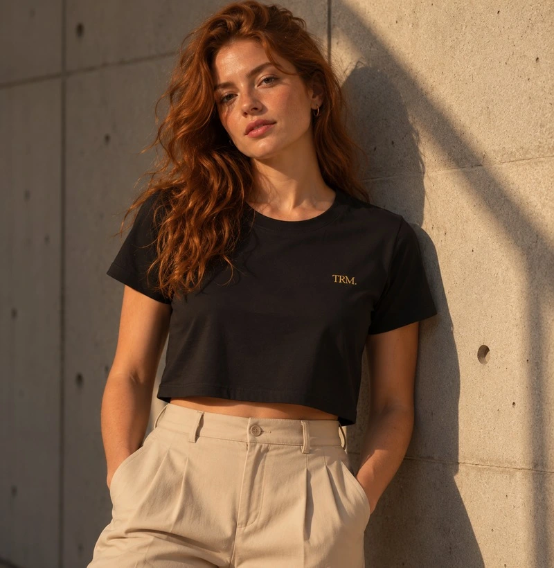 TRM Timeless Cropped Black