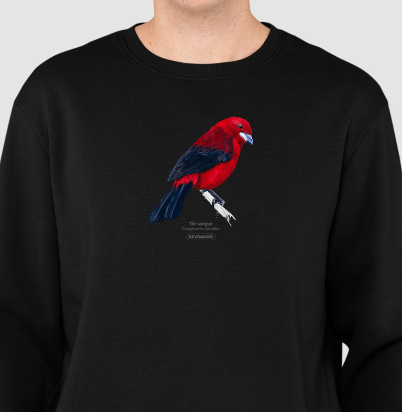 Aves do Brasil - Tiê Sangue - Moletom