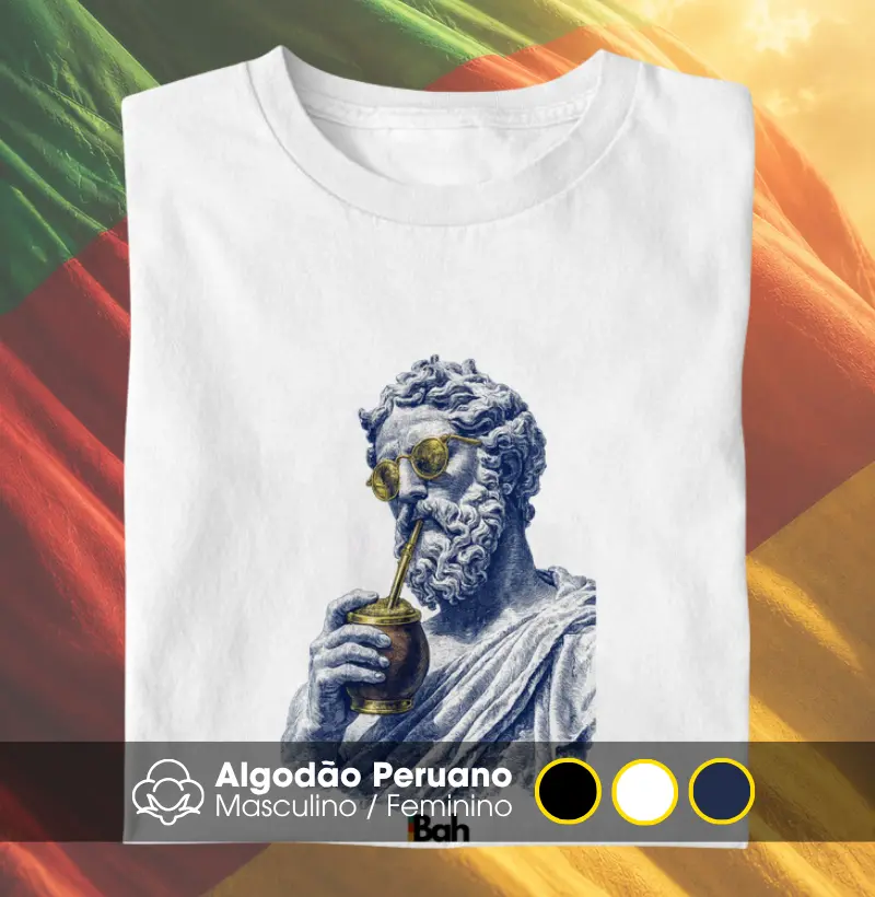 SocraTchês - Camiseta Algodão Peruano