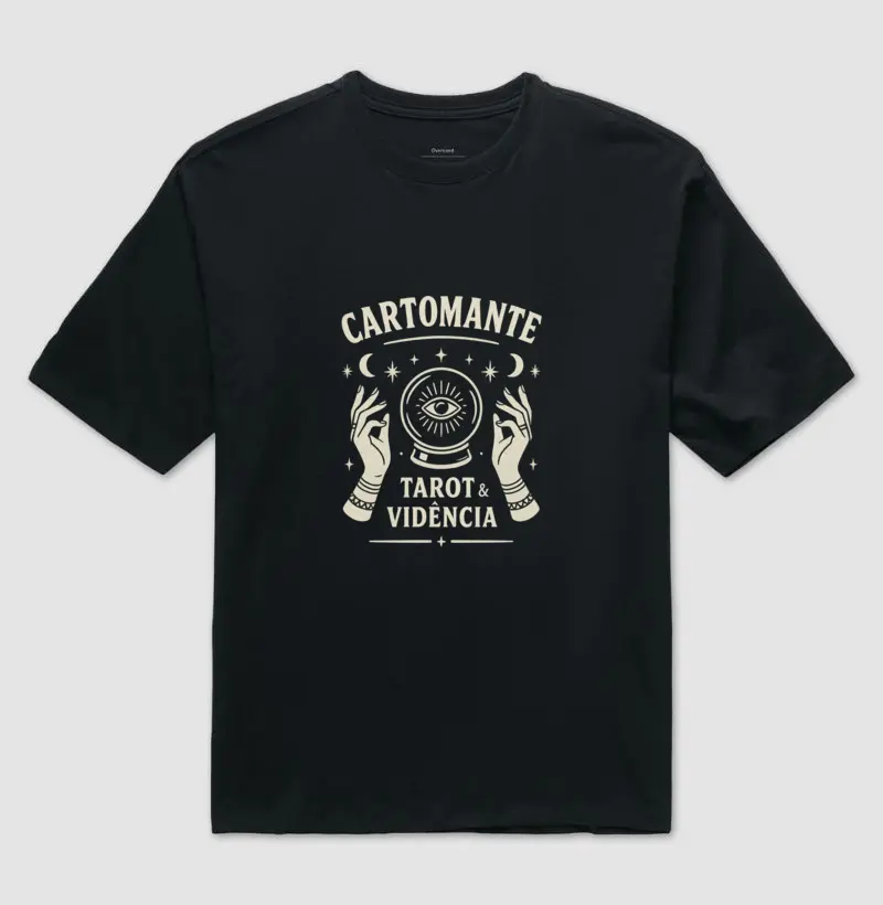 Cartomante, Tarot e Vidência - Camiseta Oversized