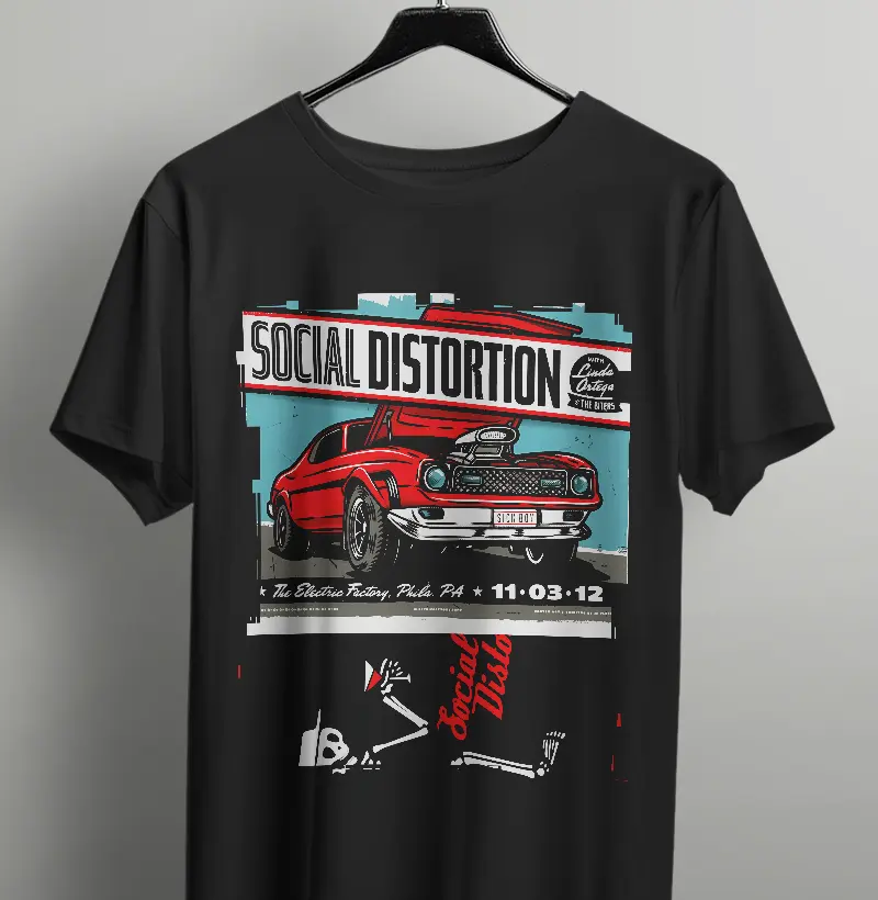 Camiseta És Social Distortion