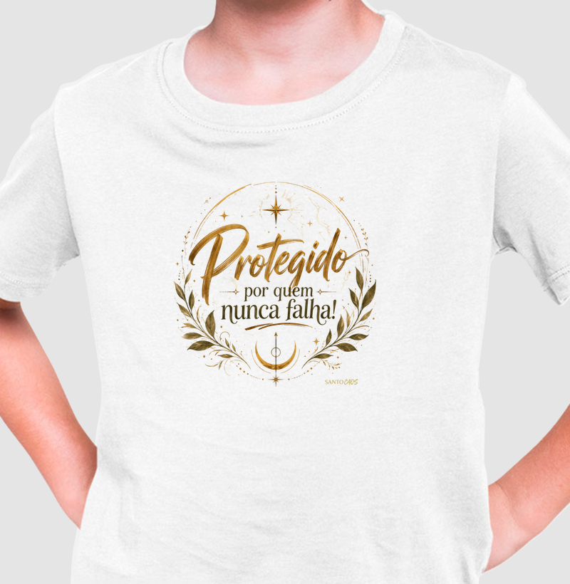 Protegido — Estampa Minimalista de Fé