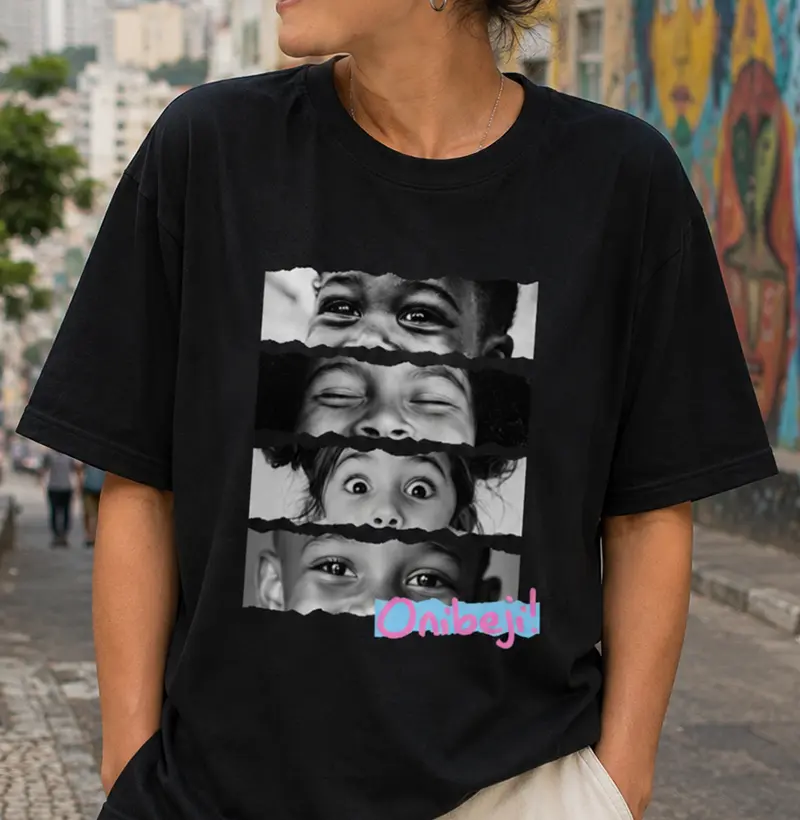 Oversized - Olhares de crianças