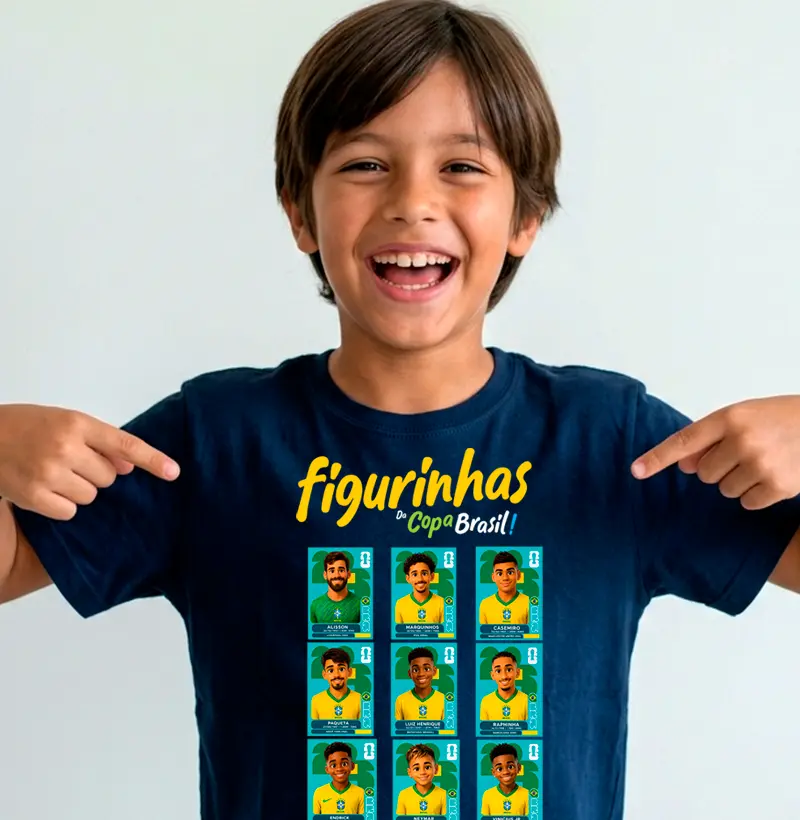 Figurinhas da Copa Brasil - Kids