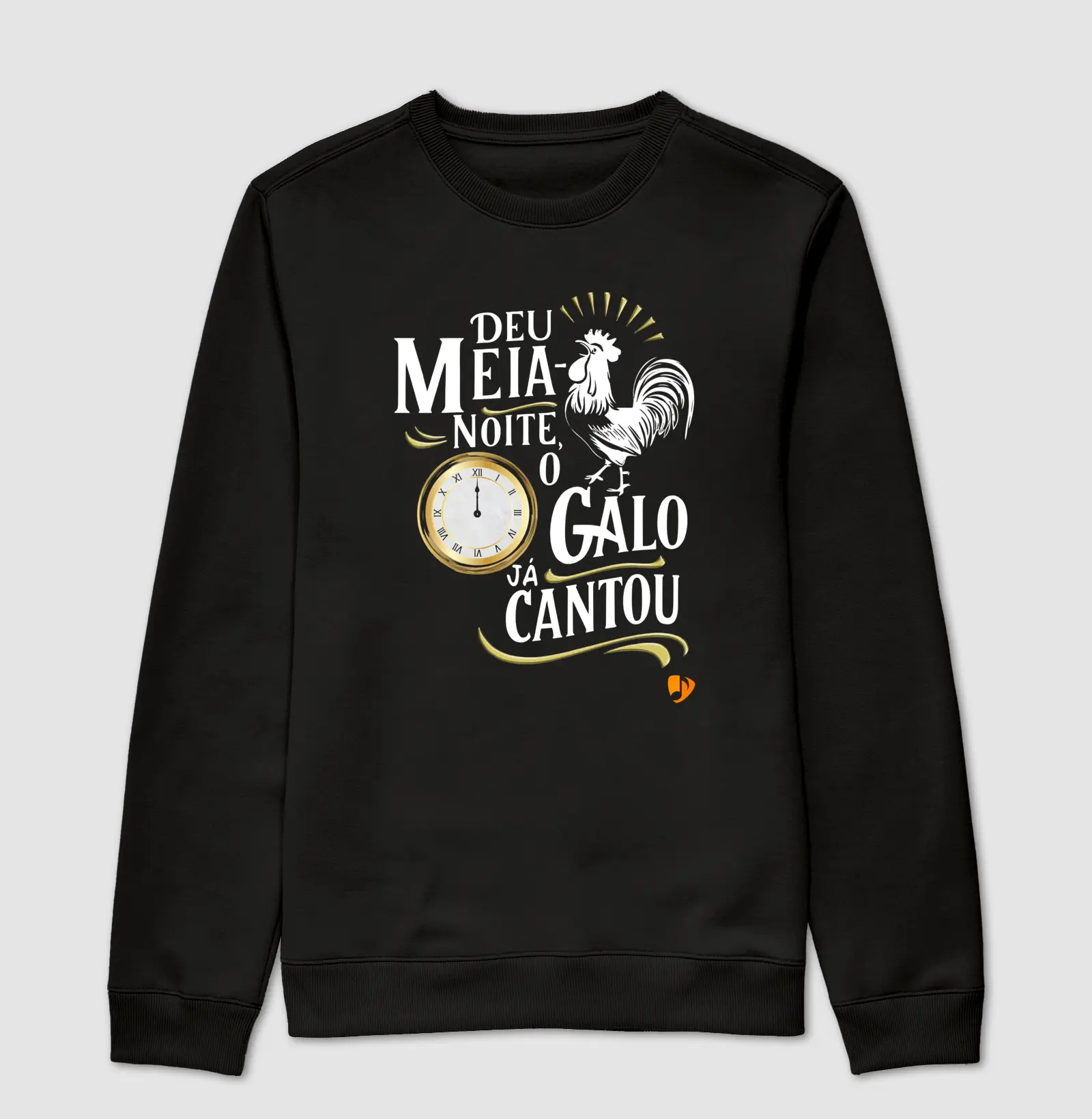 Deu meia noite o galo já cantou