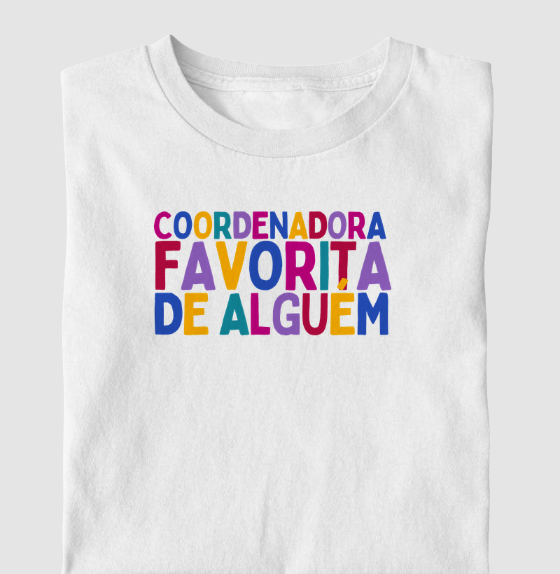 Camiseta | Coordenadora Favorita