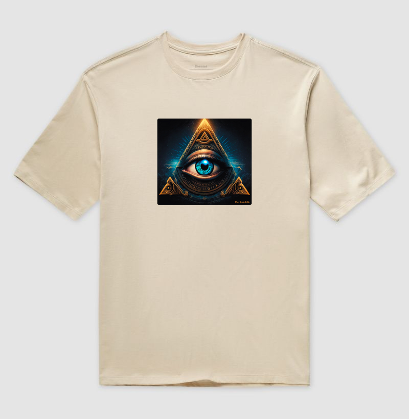 Camiseta Oversized olho que tudo vê 4