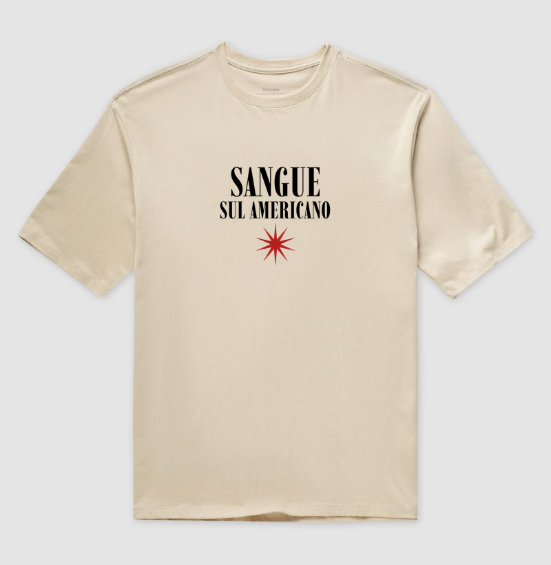 sangue sul-americano - Camiseta Oversized