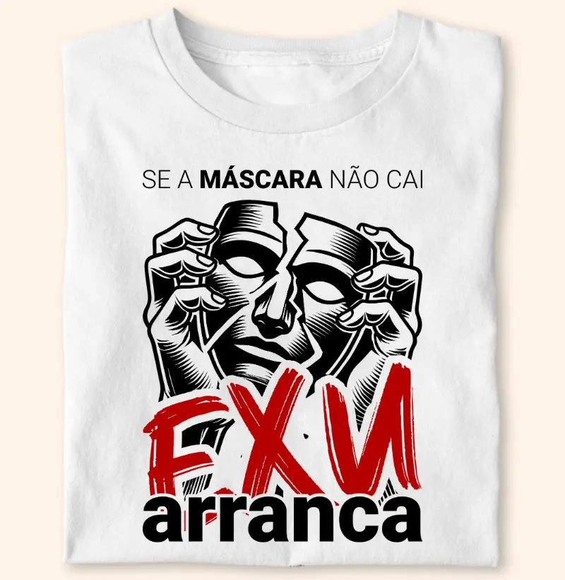 Se a máscara não cai, Exu arranca