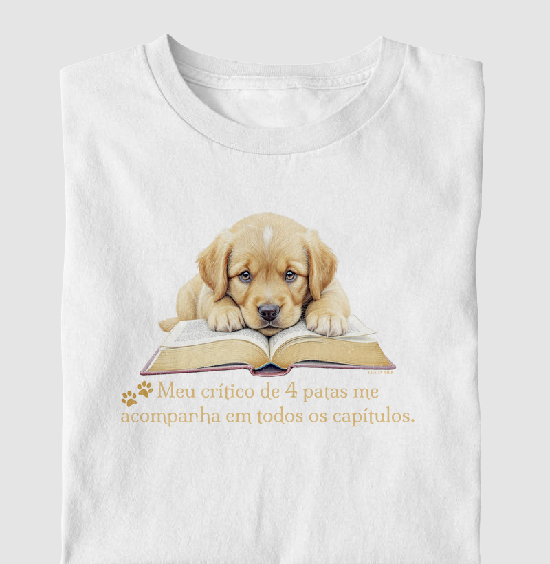 Meu crítico de 4 patas me acompanha em todos os capítulos