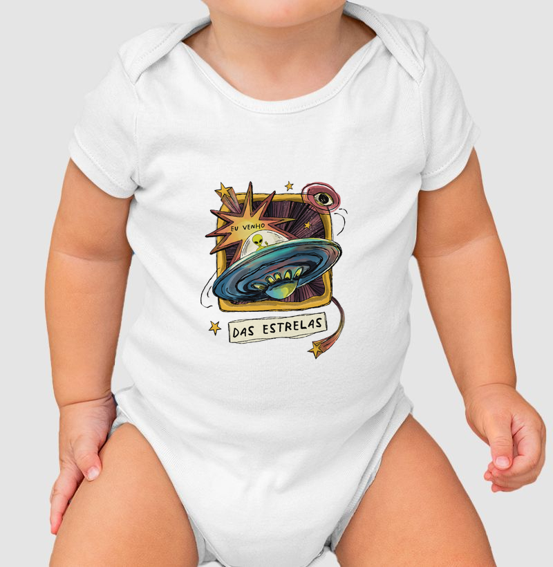 Camiseta Eu venho das Estrelas