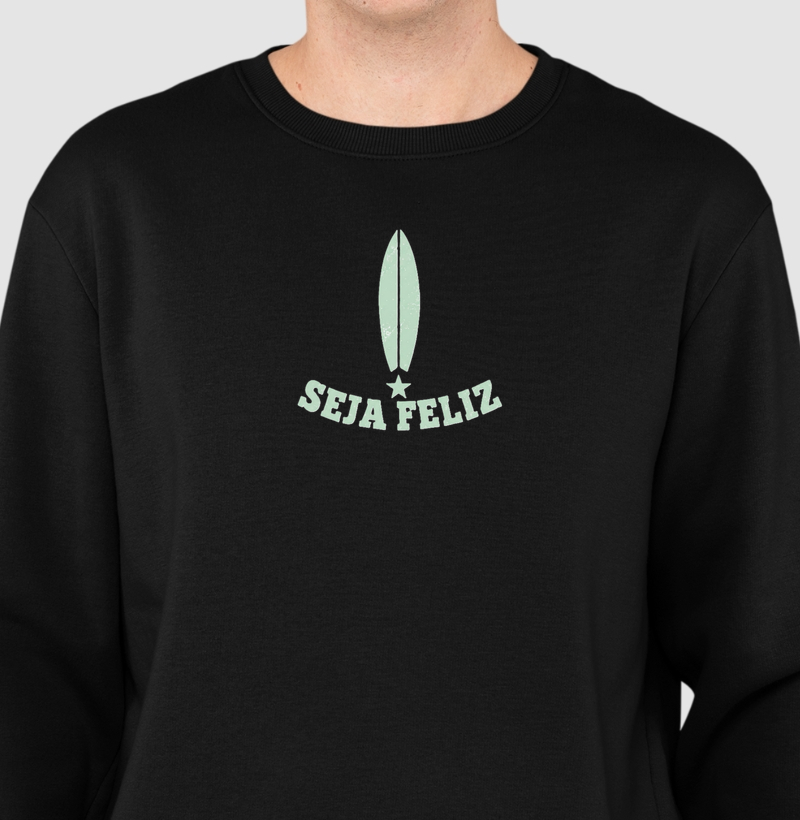 SUÉTER LOGO SEJA FELIZ